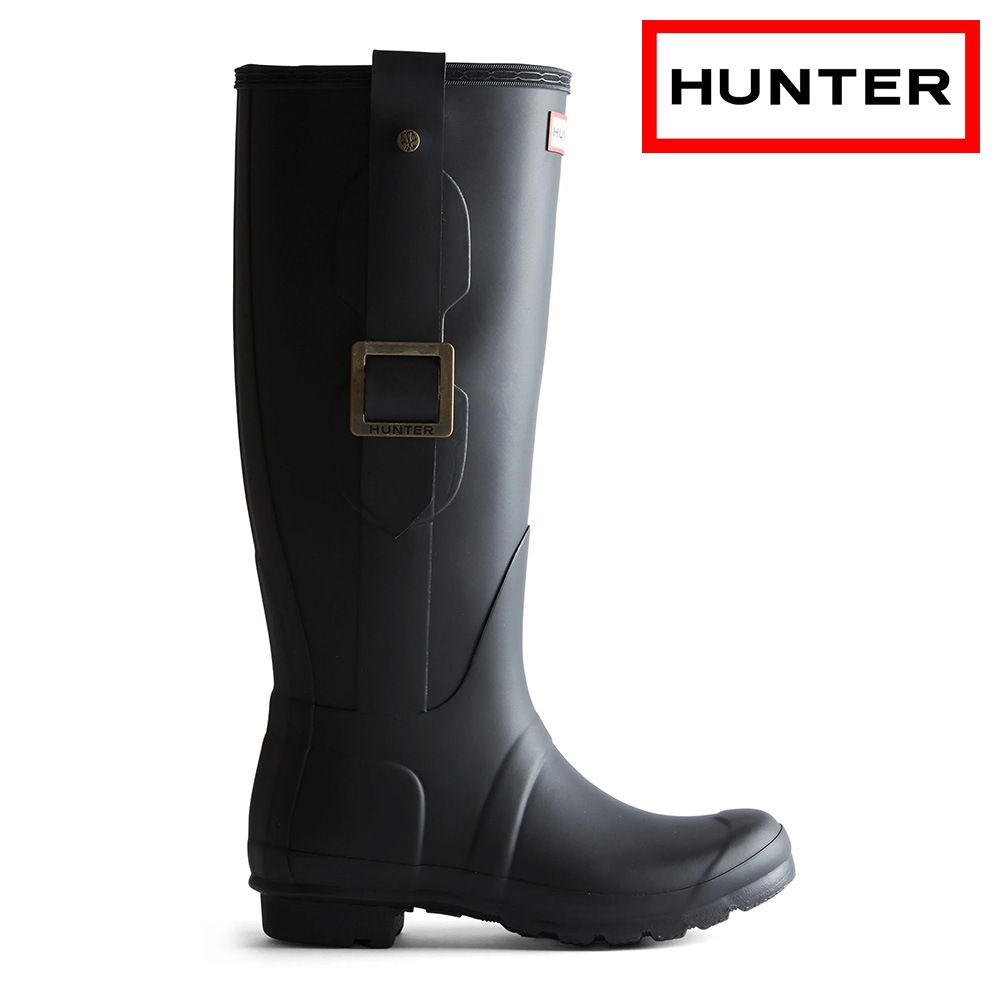 HUNTER レインシューズ レディース WFT2290RMA ハンター W ORI TALL EXAGGERATED BUCKLE BOOT 防水