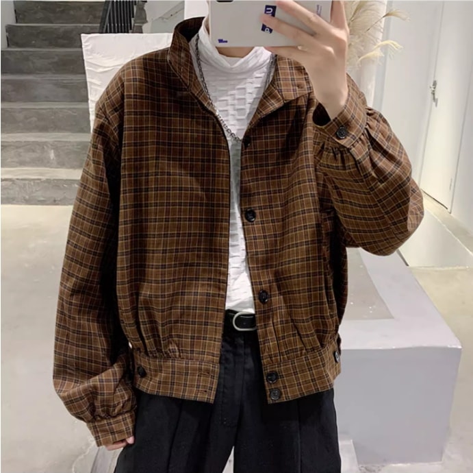 2025春秋新作ジャケット アウター韓国 ファッションメンズ 長袖 ジャケット通勤 J233 2COLOR