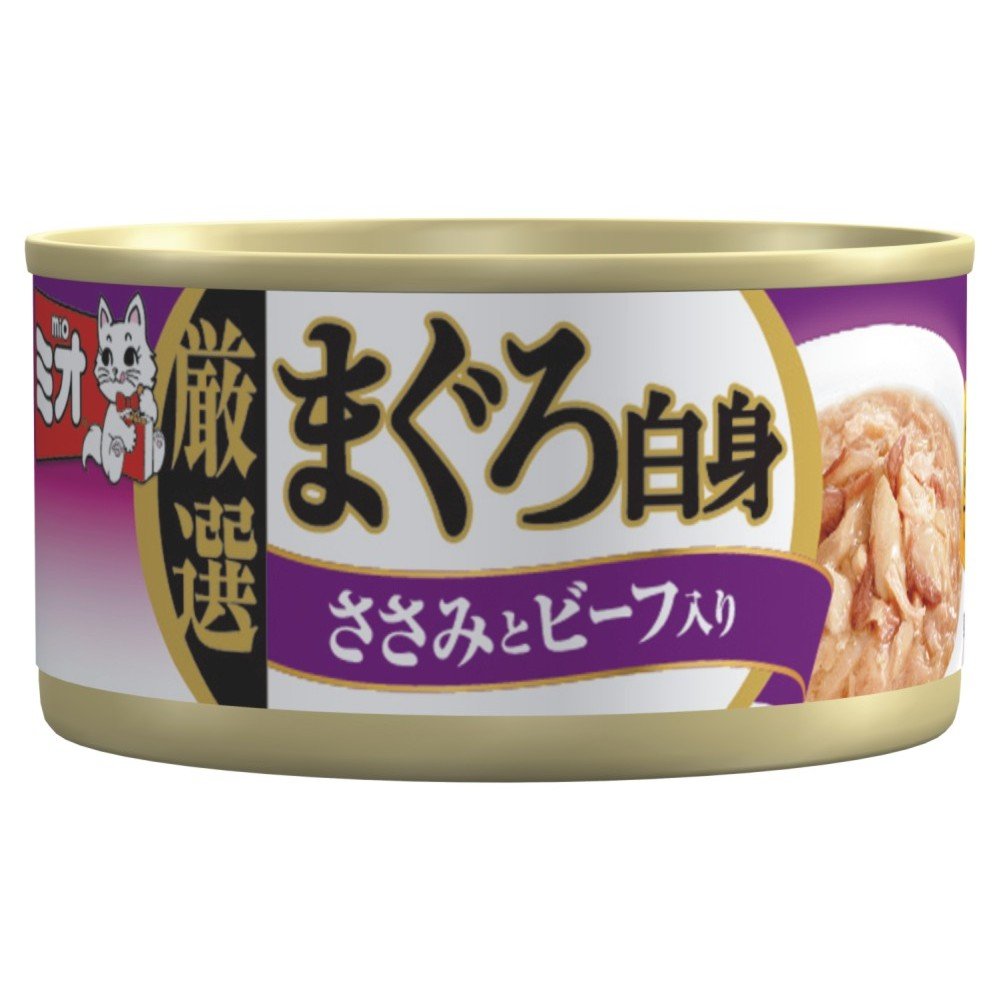 選ぶなら キャットフード ミオ 厳選まぐろ白身 80g だし仕立て ささみとビーフ入り まぐろ白身100 キャットフード -  flaviogimenis.com.br