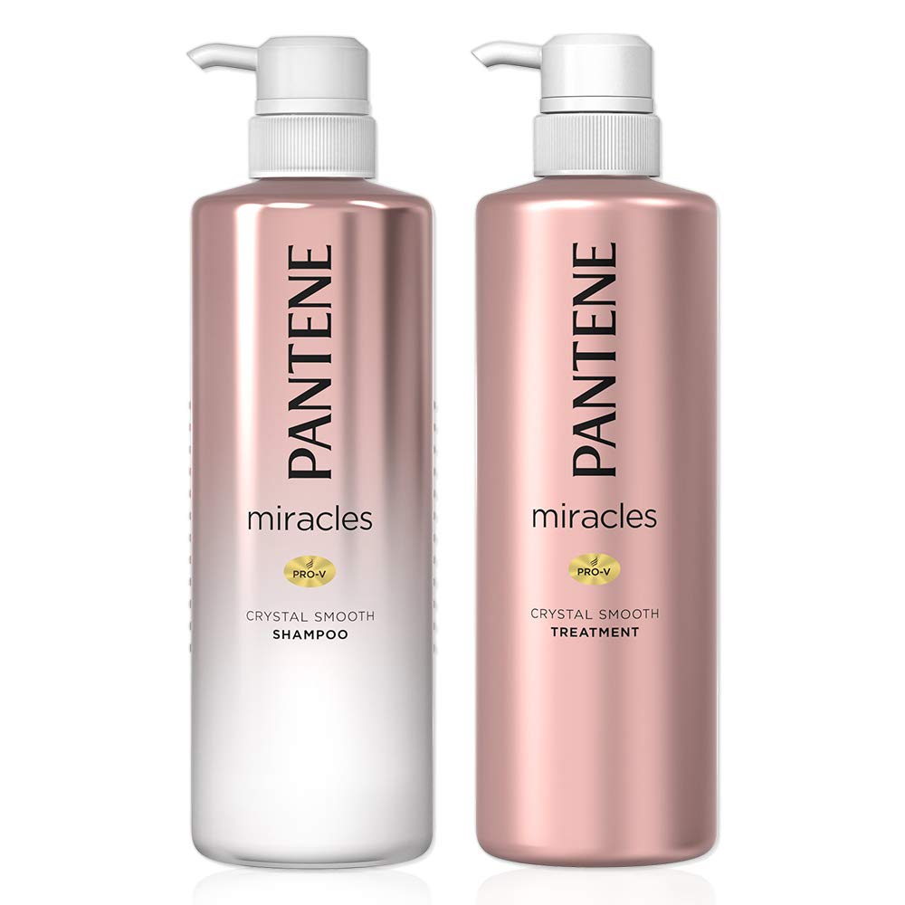 【全国送料無料】 パンテーン ミラクルズ パンテーンミラクルズ シャンプー ポンプ 500mL トリートメント 500g クリスタルスムース 【セット買い】