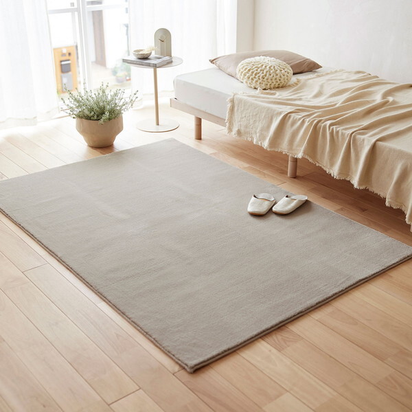 スミノエ ラグ ハク 90×190cm ベージュ 防炎 13139924-2-90190 メーカー直送 20,703円