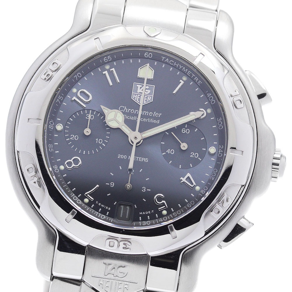 タグホイヤー TAG HEUER CH5112 6000シリーズ クロノグラフ デイト 自動巻き メンズ _902005【中古】