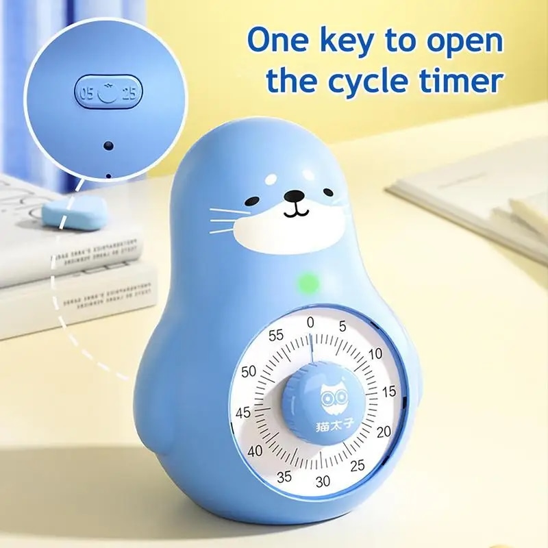 60分の視覚的タイマーUSB充電式生産性学校学習キッチンタスクのためのスムーズな時間管理ツール