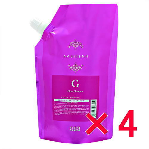 【送料無料】 ナンバースリー 003 ／ ミュリアム ピンク ／ ミュリアム シャンプー G 500ml (詰替用) 【4個セット】／ 4985514022174 5,551円
