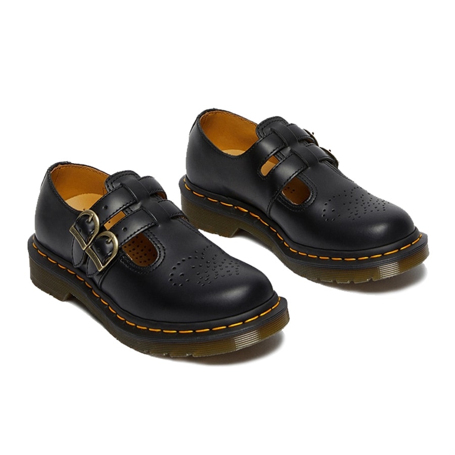 8065 MARYJANE SHOES BLACK SMOOTH レディース ストラップ ブーツ 国内正規品