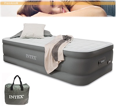 売れてます！　安心安全メーカー保証日本正規品INTEX　インテックス　プレムエアーDX　エアーベッド　シングルサイズ　64481J　/　エアーベット　エアベッド