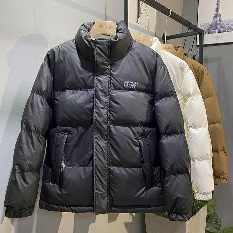 メンズ 服 シンプル ファッション オシャレ 大人 かっこいい 大きいサイズ ストリート 紳士服 冬 ソリッドカラー スタンドカラー ダウン ジャケット カジュアル 冬服 アヒル 暖かい 軽