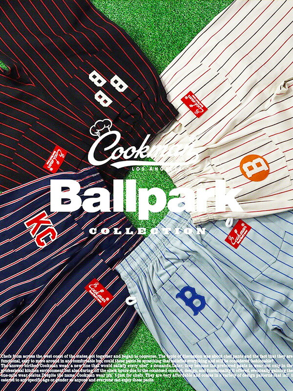 COOKMAN クックマン シェフパンツ ストライプ メンズ レディース ユニセックス Cookman Ballpark Collection 二グロリーグ 231-338 7,590円