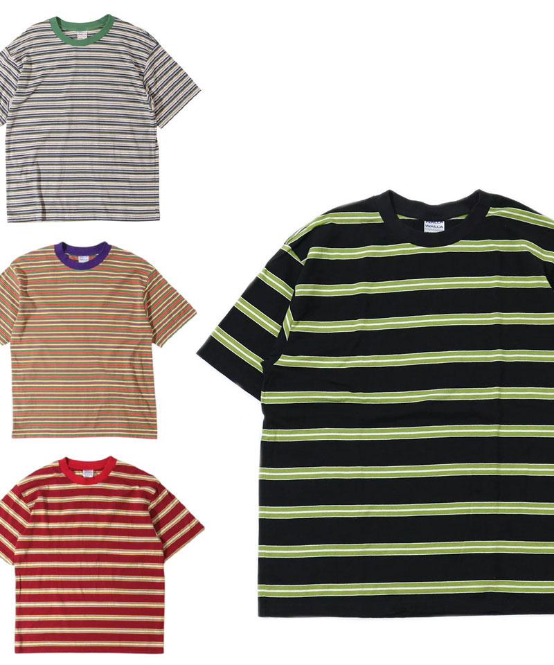 ストライプ TEE ボーダー 半袖Tシャツ コットン メンズ カットソー 半袖 春 夏 春夏 新作