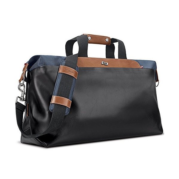 Solo Montauk Duffel Bag with Laptop and Tablet Protection， Navy 並行輸入品