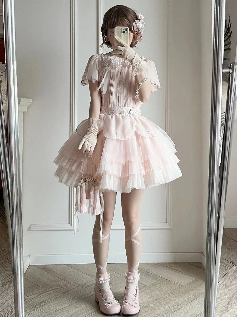 スーツ レディース 春 スウィート超妖精気質 ス ハイウエスト スリム パフスカート 2点セット