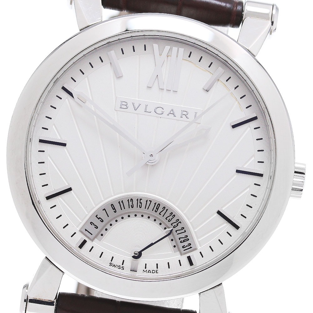 ブルガリ BVLGARI SB42SDR ソティリオ ブルガリ レトログラード 自動巻き メンズ _864189【中古】