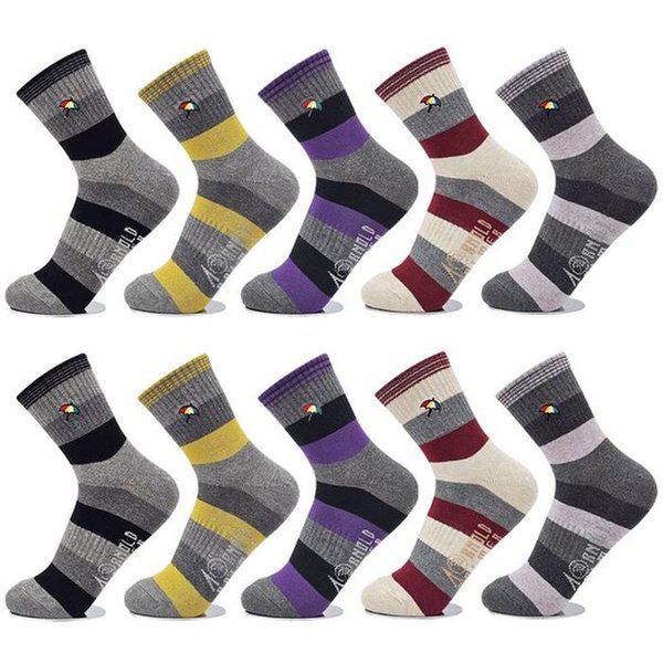 アーノルドパーマ 女性カジュアルソックス ミドル丈 10足 LSP001