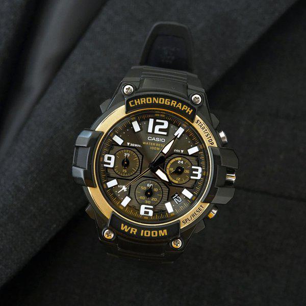 G-SHOCK ミリタリー クロノグラフ ゴールド ダイバーズウォッチ