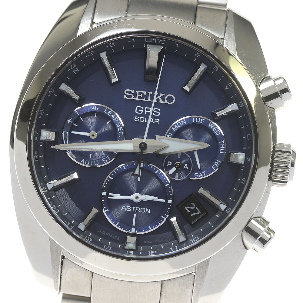 セイコー SEIKO SBXC019/5X53-0AJ0 アストロン GPS ソーラー電波 メンズ 箱保証書付き_830651【中古】