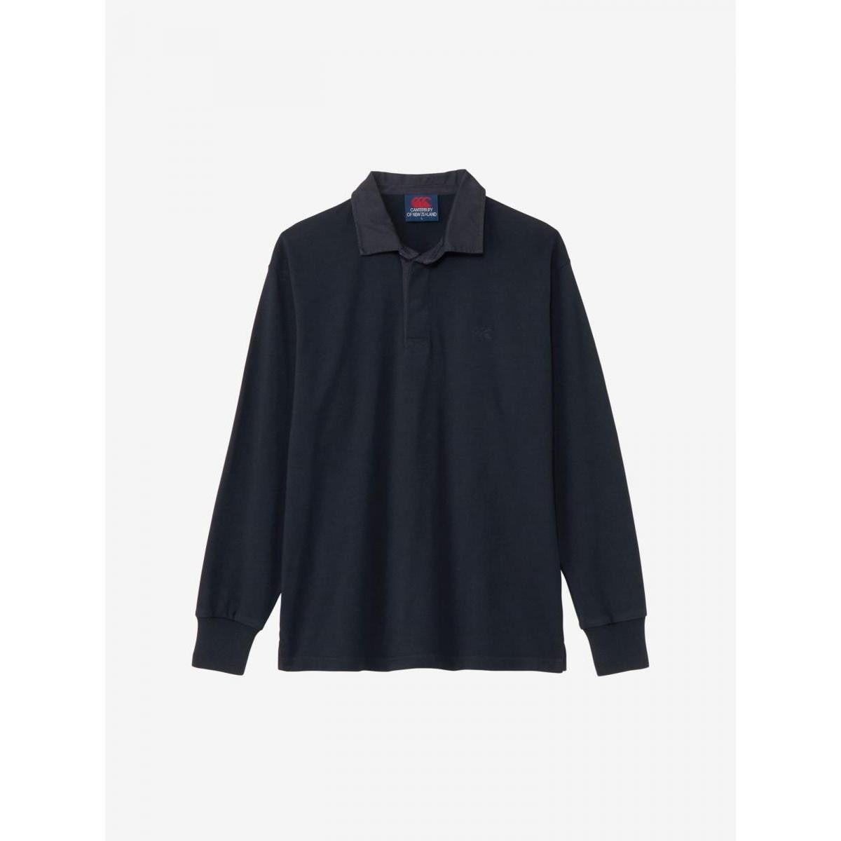 カンタベリー canterburyロングスリーブ ソリッドカラー ラグビージャージ ユニセックス RA425154-NV