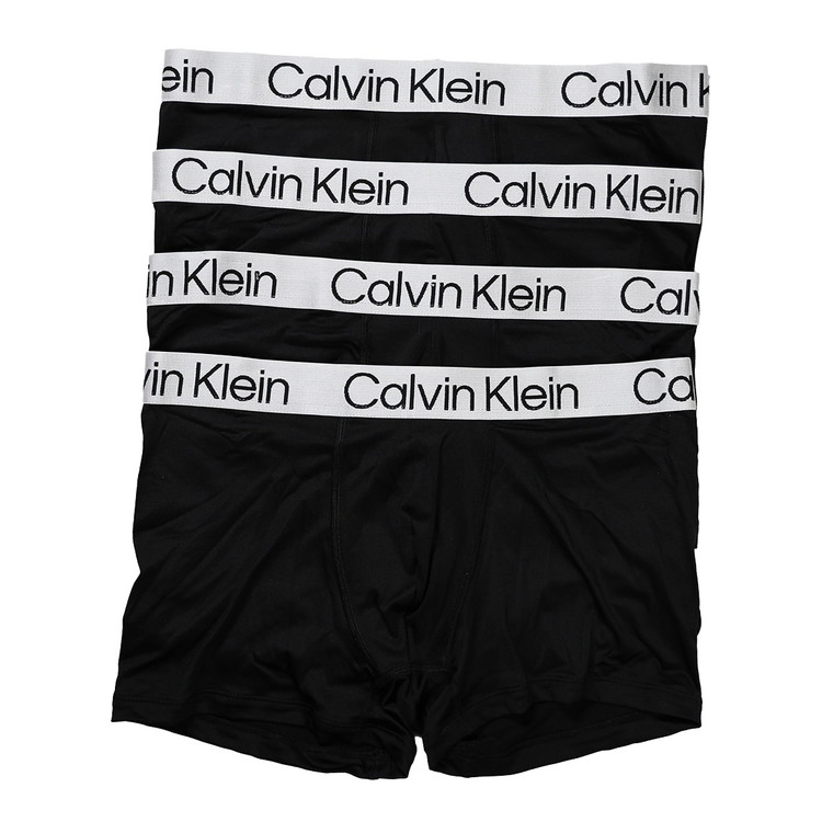 カルバンクライン：CHROMATIC ボクサーパンツ 4PK (ブラック)【NP2742O-001】