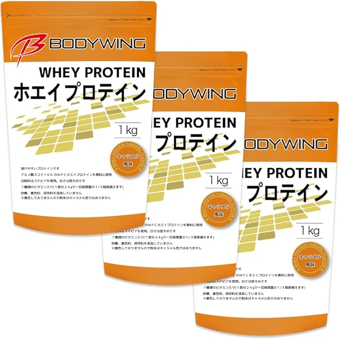 ホエイプロテイン キャラメルフレーバー 3kg
