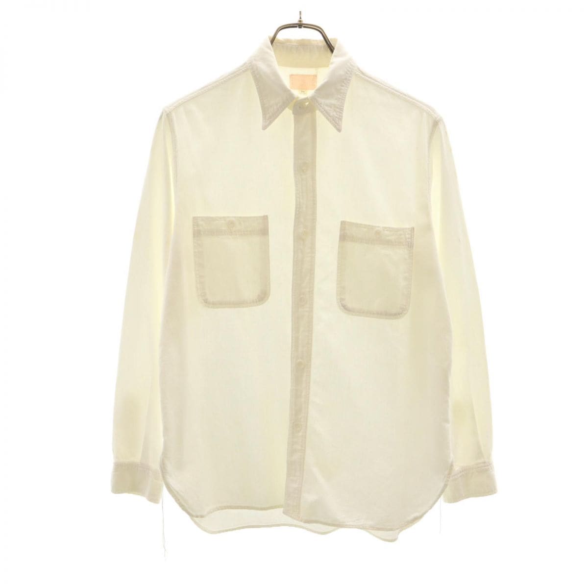 東洋エンタープライズ 日本製 長袖 コットンシャツ 14-101/2 ホワイト系 メンズ