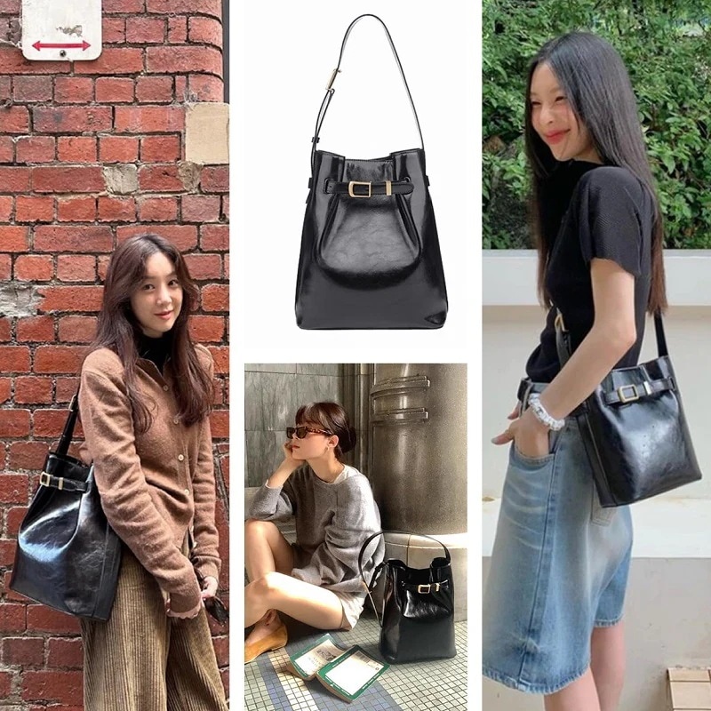 レデイースバッグ婦人カバントートバッグショルダーバッグバケットバッグ2025春新作本革レザー大容量２サイズ３色30%までに制限