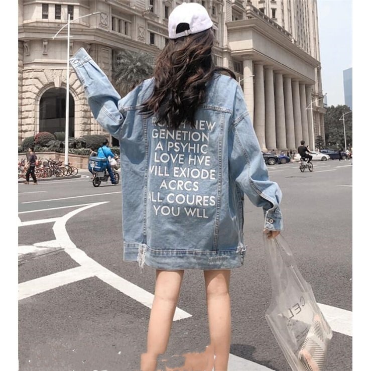 Hot!!!ジャケット レディース デニム Gジャン 字母柄 ミリタリージャケット 秋服 秋 カジュアル