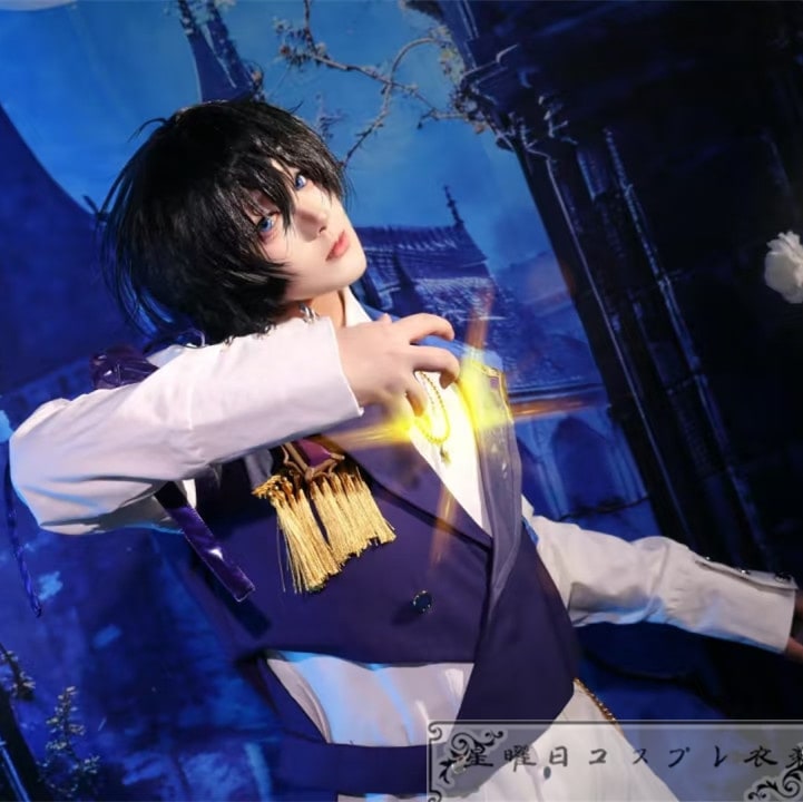 ES あんさんぶるスターズ フィーチャースカウト 北斗編2 氷鷹北斗 星が刻む淵 コスプレ衣装 コスチューム