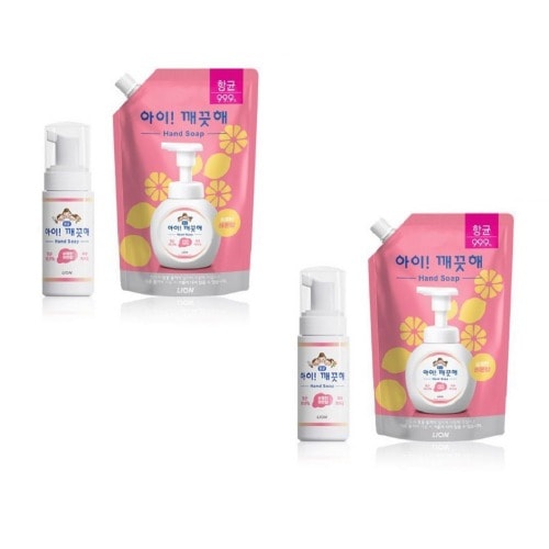 アイ きれい 携帯用 ハンドウォッシュ 50ml 本品 + 600ml スパウト詰め替え × 2セット フォーム ハンドソープ 泡型 手洗浄剤
