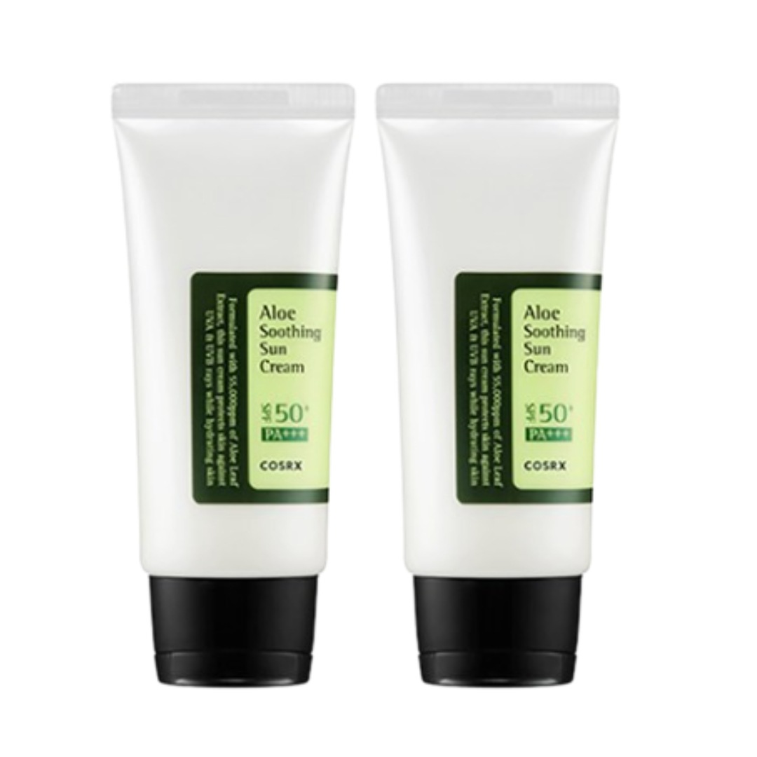エクスアロエスーディングサンクリームSPF50+PA+++50ml*2つ