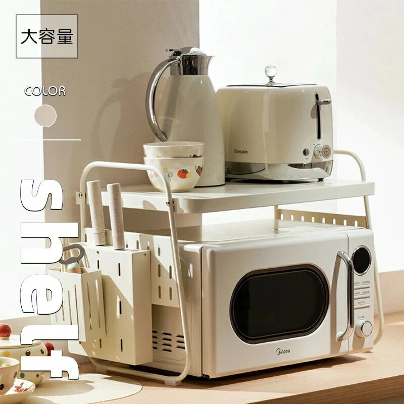 電子レンジラック キッチンラック レンジ上 ラック キッチン収納 おしゃれ シンプル キッチンカウンター上収納 電子レンジ台 キッチン用品 台所収納 1段 キッチン雑貨 ラックレンジラック レン