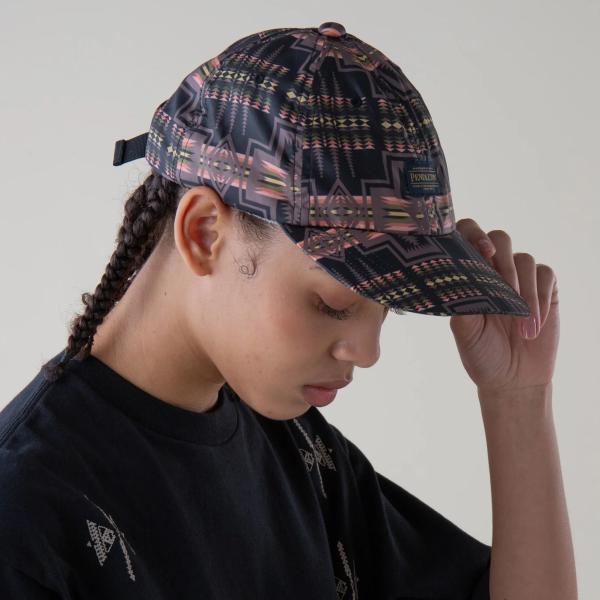 ECO PET Print Cap 帽子 キャンプ アウトドア ファッション BLACK