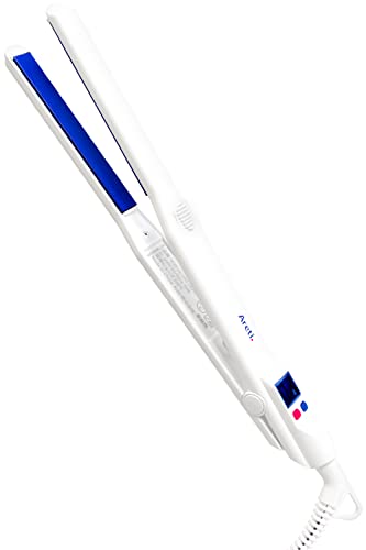 色：ブルー サイズ：15mm Areti（アレティ） ヘアアイロン ストレート ＆ カール 2way