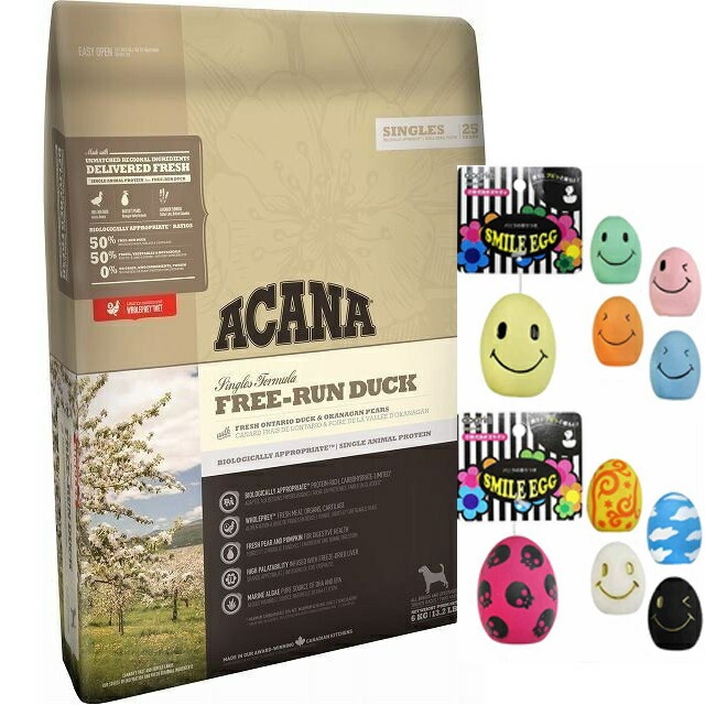 【正規品】アカナ フリーランダック 11.4kg 【スマイルエッグ付】 14,969円