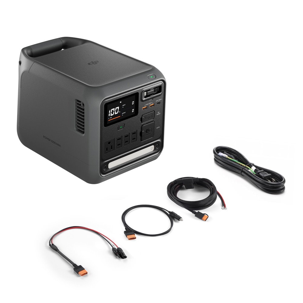 DJI JAPAN DY0044(1000MINIPLUS) ポータブル電源 1008Wh ACコンセント4口 USB-C出力搭載 DY00441000MINIPLUS