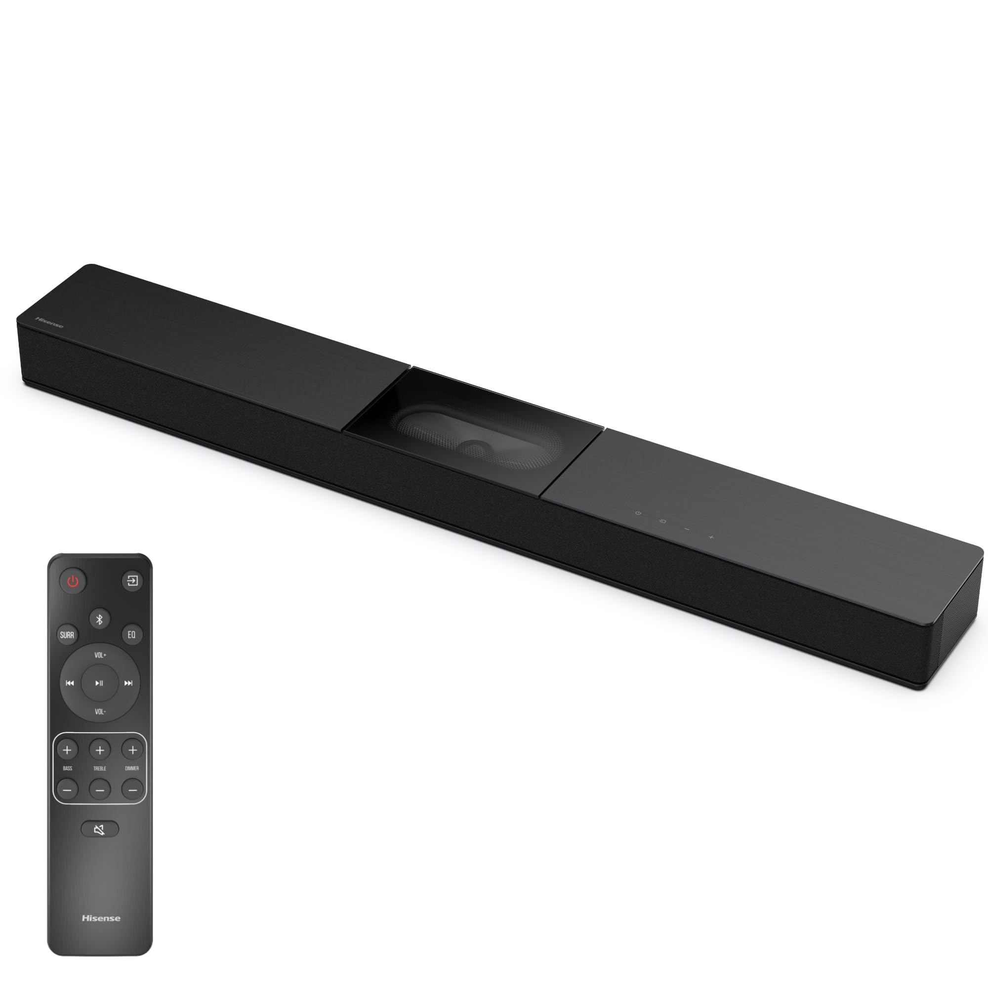 ハイセンス 2.1ch サウンドバー スピーカー HS2000N サブウーファー内蔵 Bluetooth/HDMI/ARC対応 2024年モデル ブラック
