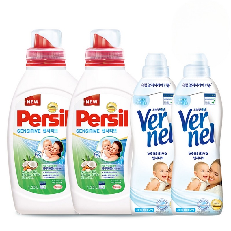 ヘンケル - パーシルセンサーティブジェル1.35L 2個+バーネルセンサーティブ0.9L 2個