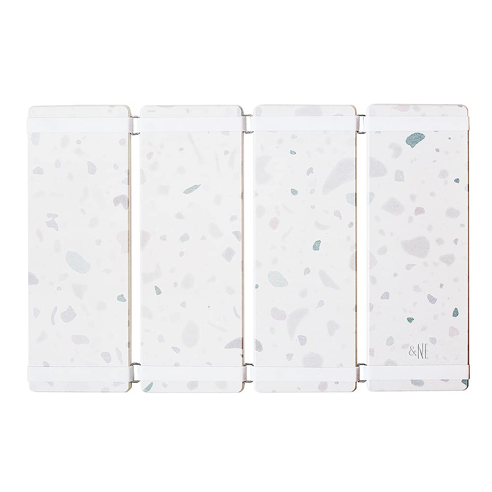 【即発送】アンドエヌイー 珪藻土折りたたみバスマット shadow 吸水マット NEO-170-ZO北海道沖縄発送不可