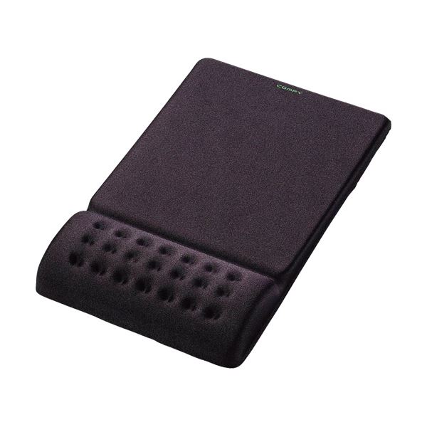 (まとめ) エレコム COMFY マウスパッド ブラック MP-095BK 1枚 (×20セット)