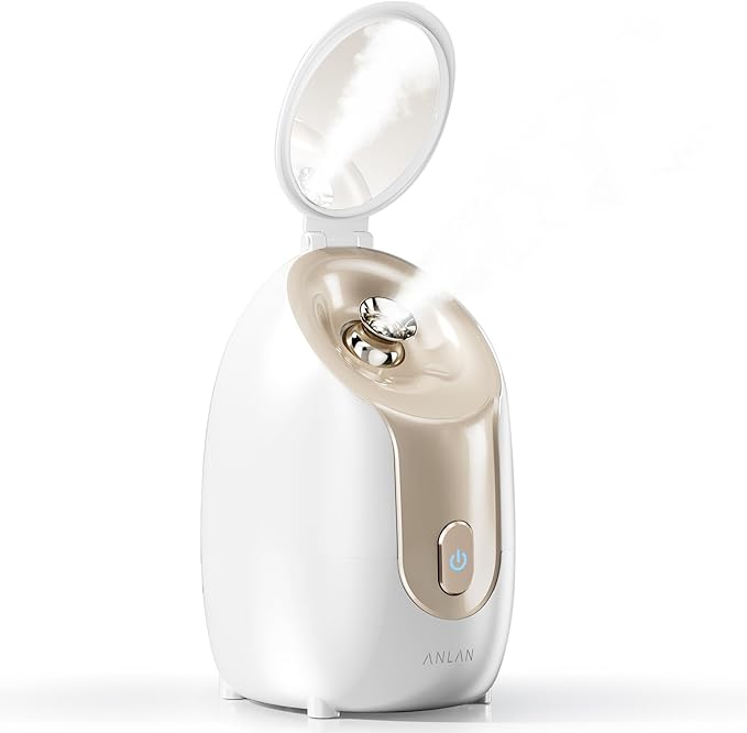 【美人百花微粒子化スチーマー美顔器部門NO1】ANLAN フェイススチーマー