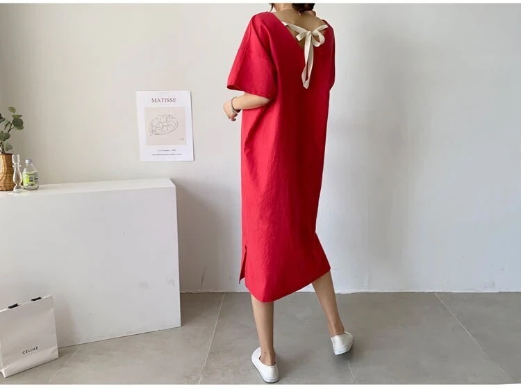 ワンピース ロング 半袖 Vネック l 大人可愛い きれいめ カジュアル おしゃれ お洒落 かっこいい 大人女子 こなれ感 ラフ 無地 チェック柄 春 夏 秋 冬 オールシーズン 10代 20