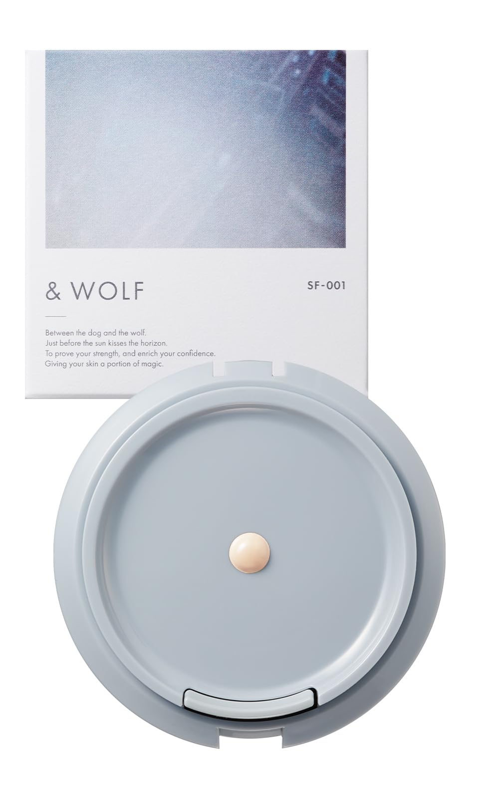 N organic &wolf クリームファンデーション リフィル pinkbeige 13種類の美容成分配合 柑橘系の香り SF-001 12.5g エヌオーガニック