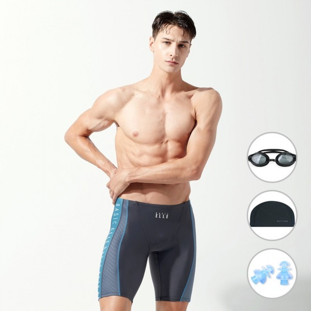 (ベーシックエル) ベーシックエルメンズ 5パートインドア水着 BEZ-V406G