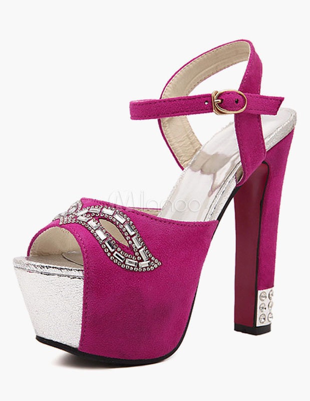 ピープトウシューズのPlatfromサンダル