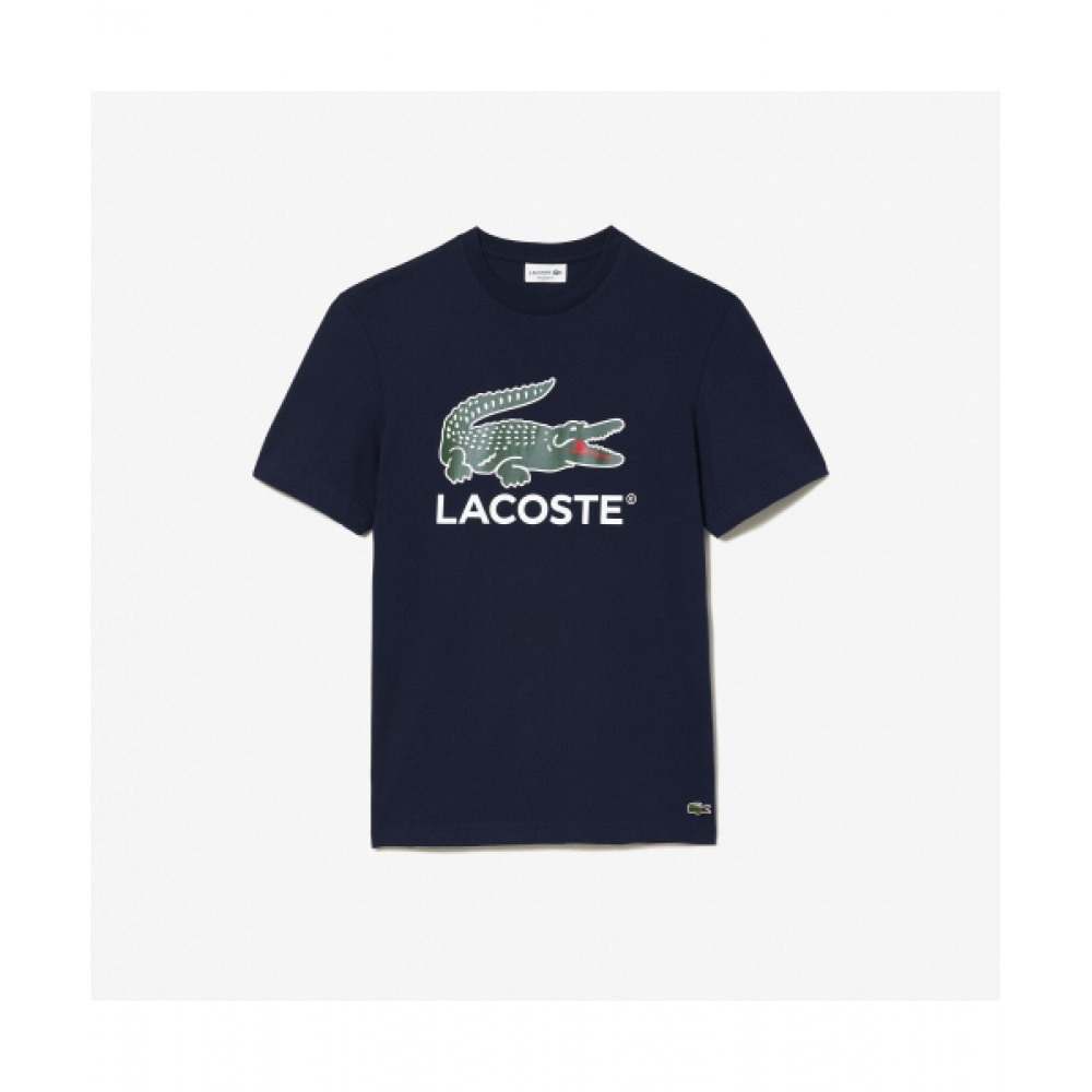 LACOSTE メンズビッグクロコグラフィックTシャツ [ネイビー]