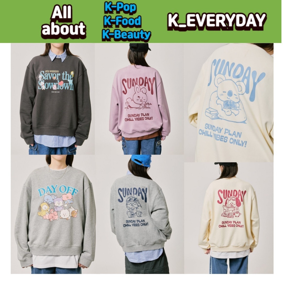 BT.21 BASIC GROUP Sweat Shirts/BASIC Sweat Shirts 2024 F/W並行輸入純正品