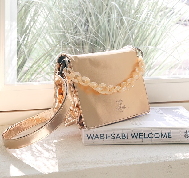 [LA VIE AU CALME] BOOK BAG : GOLD & SILVER