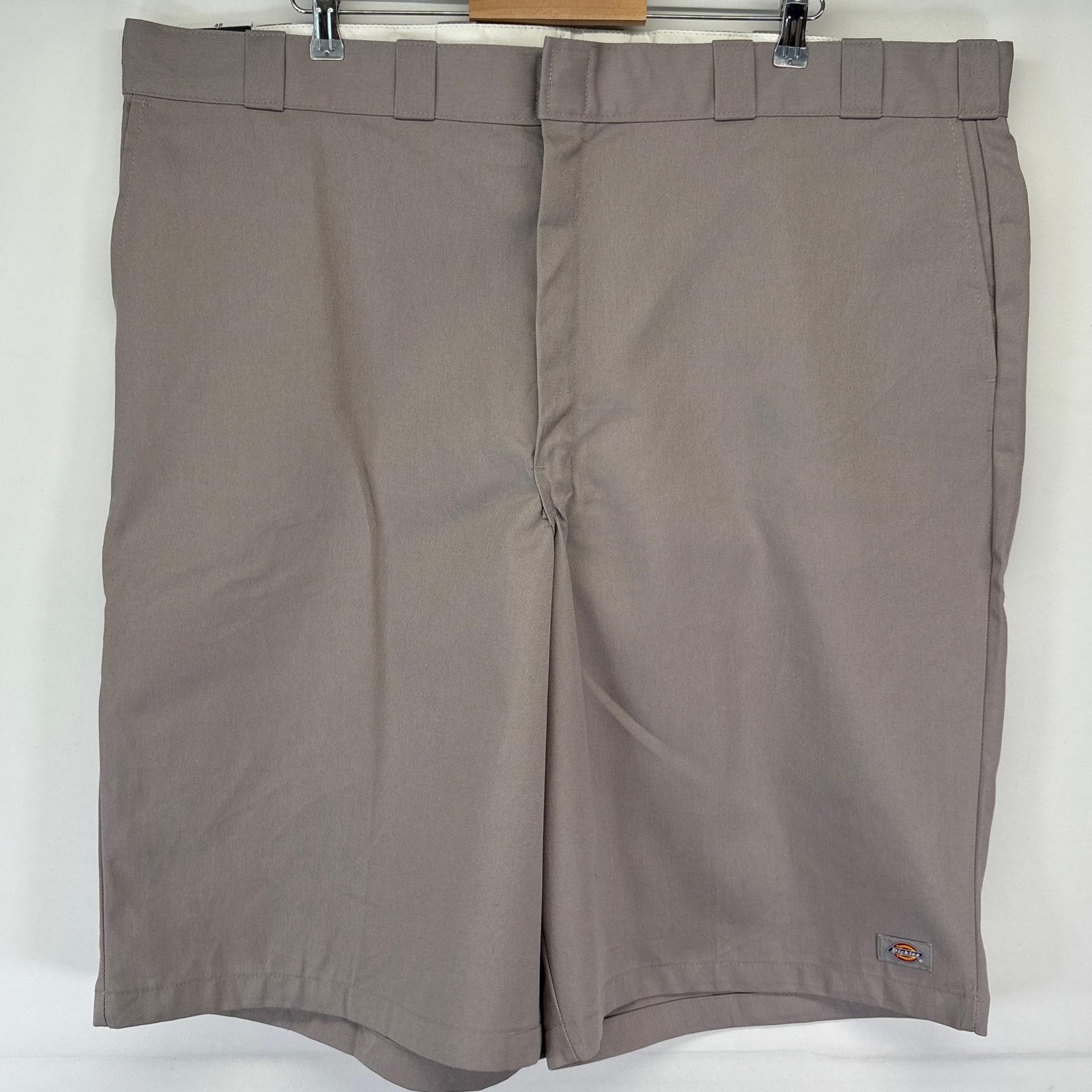 古着 美品 ショートパンツ デッドストック タグ付き ワーク ハーフ 半ズボン 短パン 48 グレー メンズ