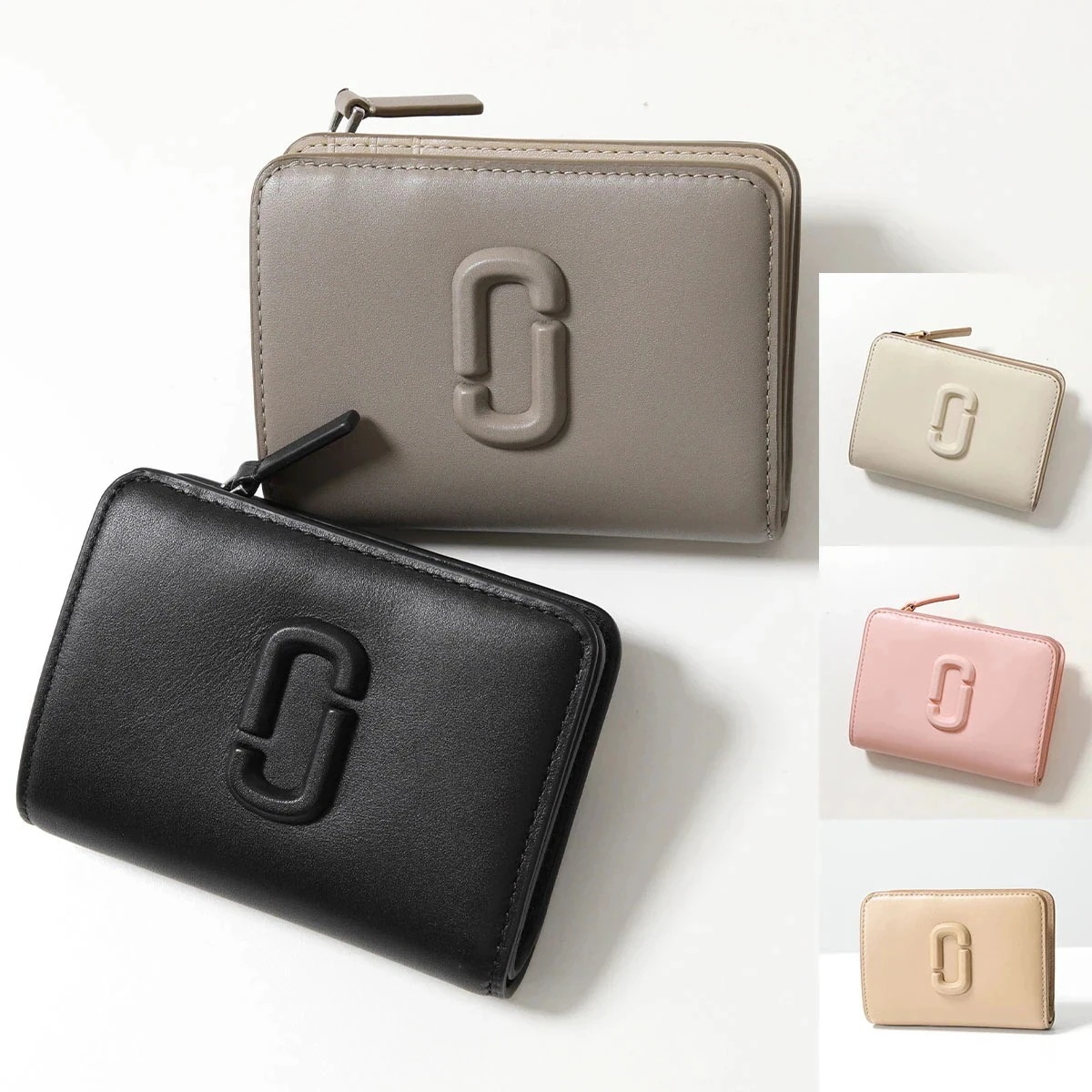 MARC JACOBS マークジェイコブス 二つ折り財布 カバード Jマーク 2S4SMP007S02 レディース レザー ミニ財布 カラー5色