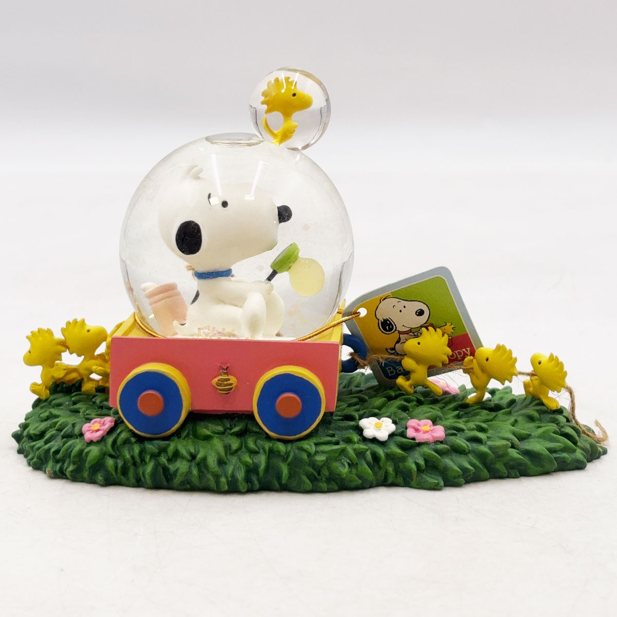 【中古・未使用品】WESTLAND ベビースヌーピー しゃぼん玉 ウォーターボール フィギュア 8603 PEANUTS COLLECTION ピーナッツコレクション