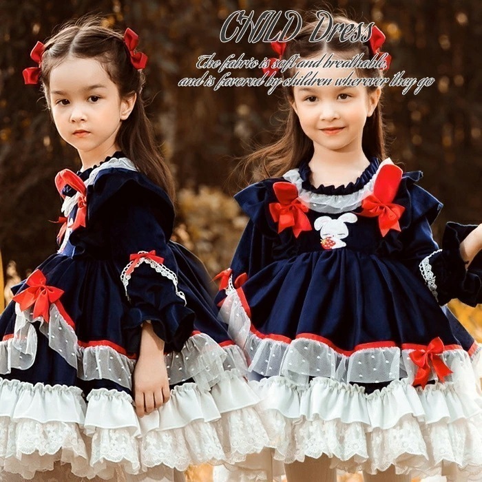 新品限時!優!惠!A335ロリータワンピース 女子 子供服 プリンセスドレス キッズドレス ベビーロリータドレス 可愛い 赤ちゃん お宮参り 結婚式 ピアノ発表会 誕 七五三 Lolita ロリータ