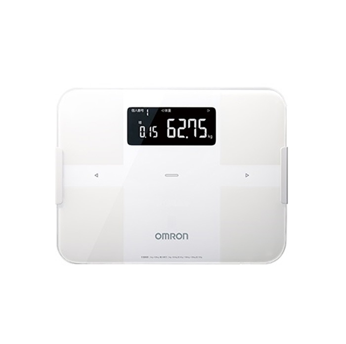 * オムロン【KRD-608T2（-W）ホワイト】体重体組成計（OMRON connect アプリ対応）カラダスキャン 家電